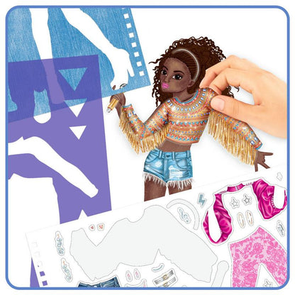 TOPModel -  Popstar Colouring Book