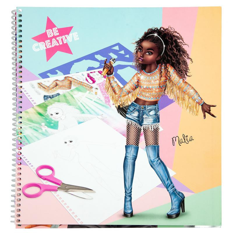 TOPModel -  Popstar Colouring Book