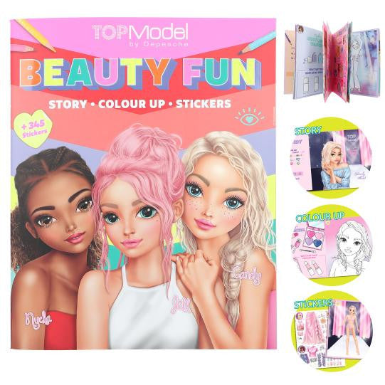 TOPModel -  Beauty Fun Colouring Book