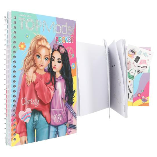 TOPModel - Pocket Colouring Book - Christy & Midi
