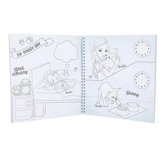 TOPModel - Create Your Doggy Colouring Book