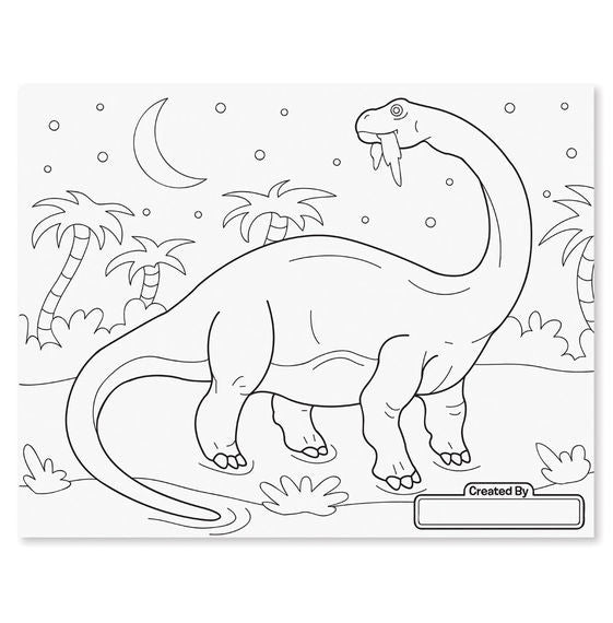 Melissa & Doug Jumbo Colouring Pad - Blue