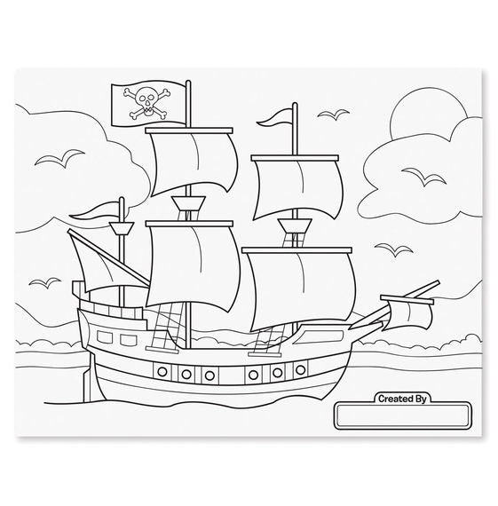 Melissa & Doug Jumbo Colouring Pad - Blue