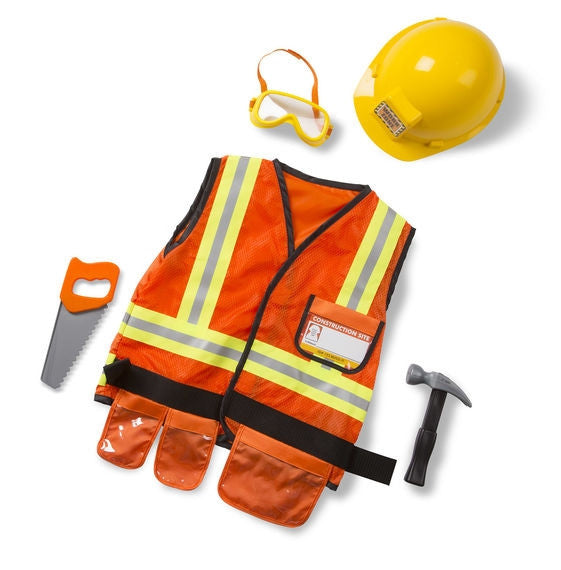 Melissa & Doug - Construction Worker Costume Set