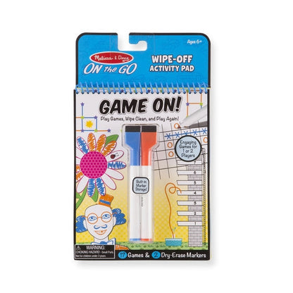 Melissa & Doug- On the Go - Write On/ Wipe Off Games Pad