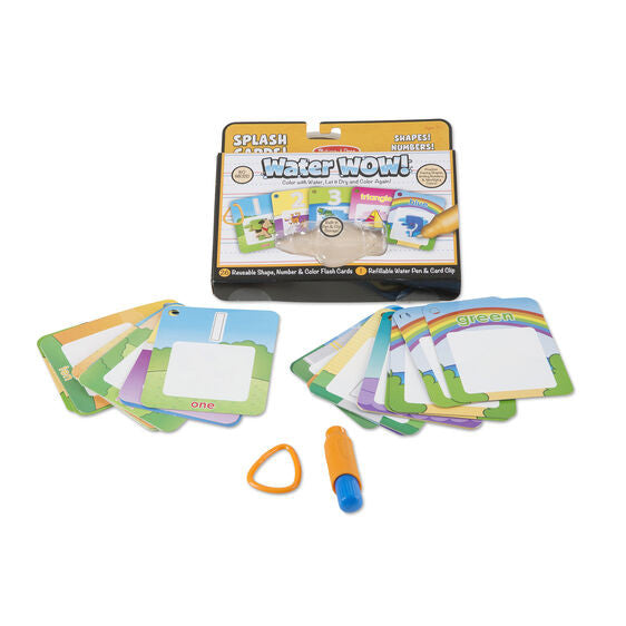 Melissa & Doug - ON the GO - Water WOW! Splash Cards - Shapes! Numbers! Colors!
