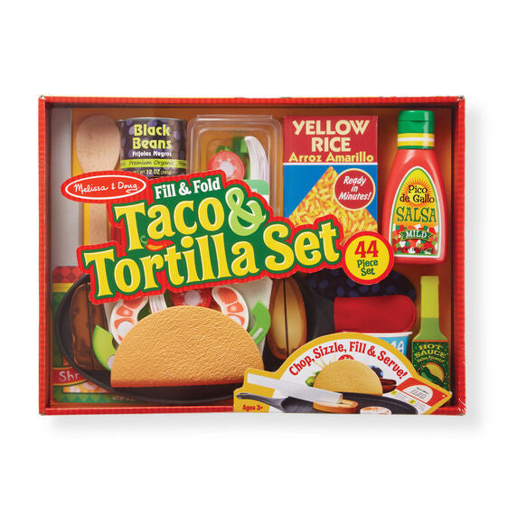 Melissa & Doug - Fill & Fold Taco & Tortilla Set