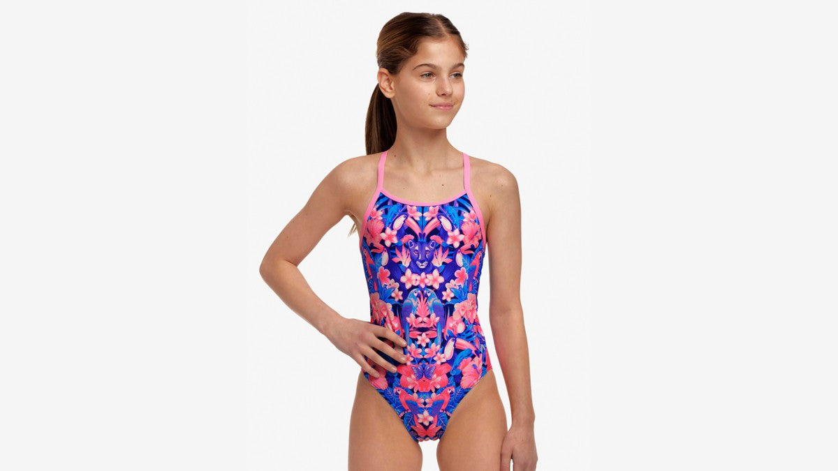 Funkita - Girls Diamond Back One Piece Swimmers - Jingle Jungle
