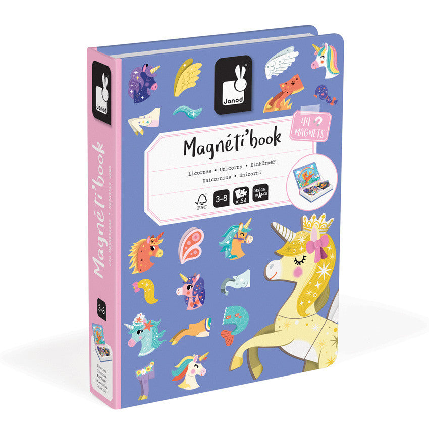 Janod - Unicorn Magnetibook