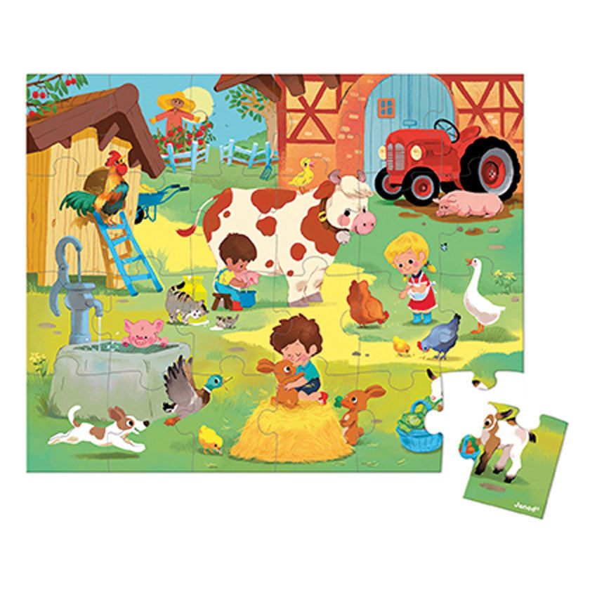 Janod - Farm Puzzle - 24pc