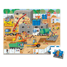 Janod - Construction Site Puzzle - 36pc