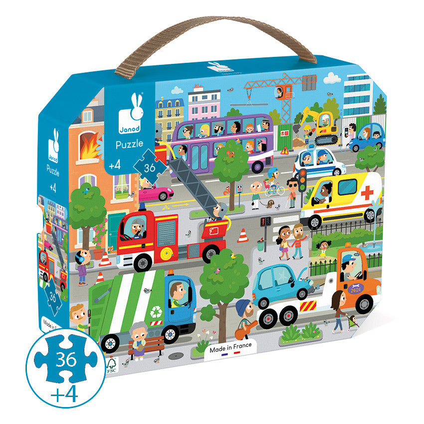 Janod - City Puzzle - 36pc