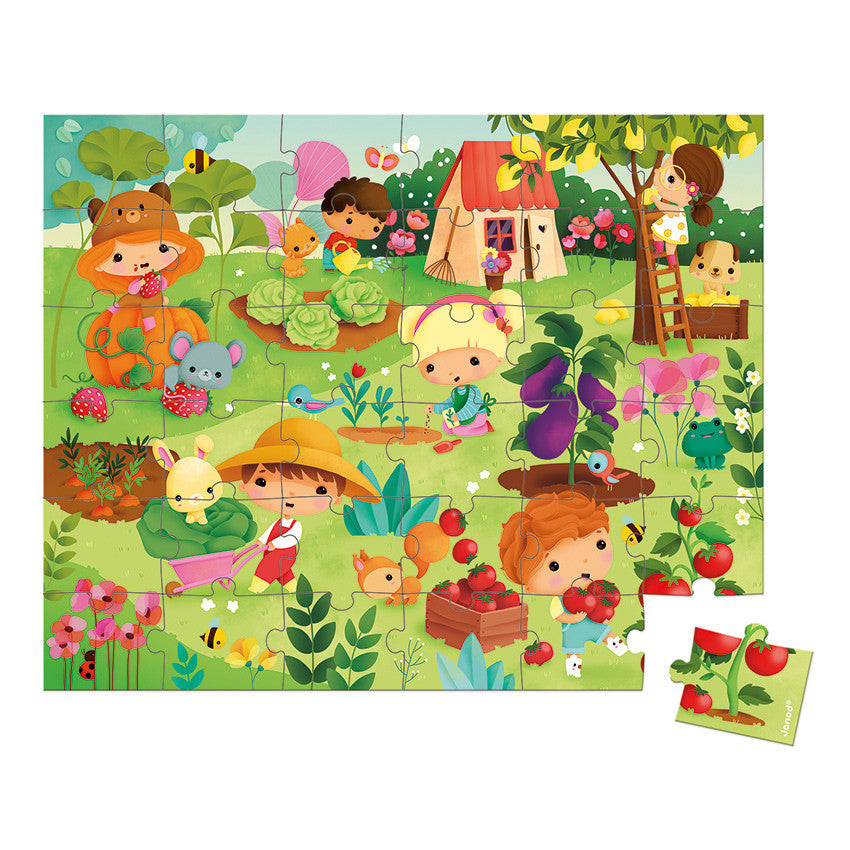 Janod - In the Garden Puzzle 36pc