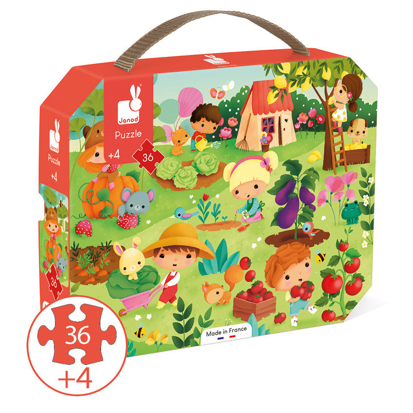 Janod - In the Garden Puzzle 36pc