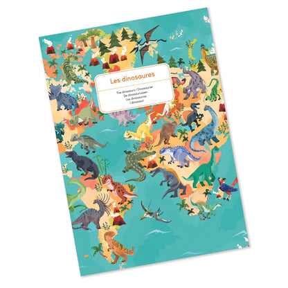Janod 200 Piece- Educational Dinosaur Puzzle