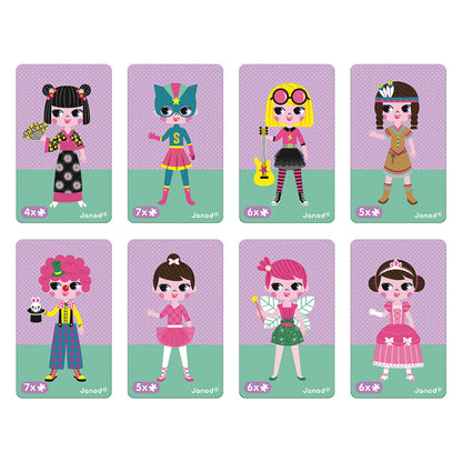 Janod - Girls Dress Up Magnetibook