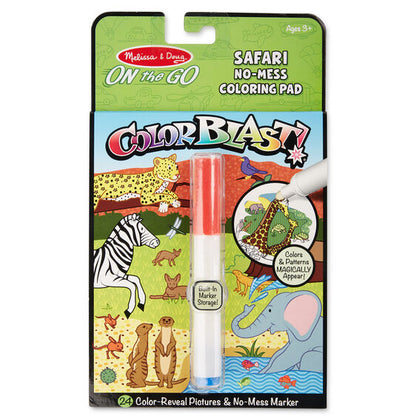 Melissa & Doug - On the Go ColorBlast! No-Mess Coloring Pad - Safari