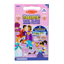 Melissa and Doug - Magnetic Take Along Jigsaw Puzzles - Princesses 2 x 15pc