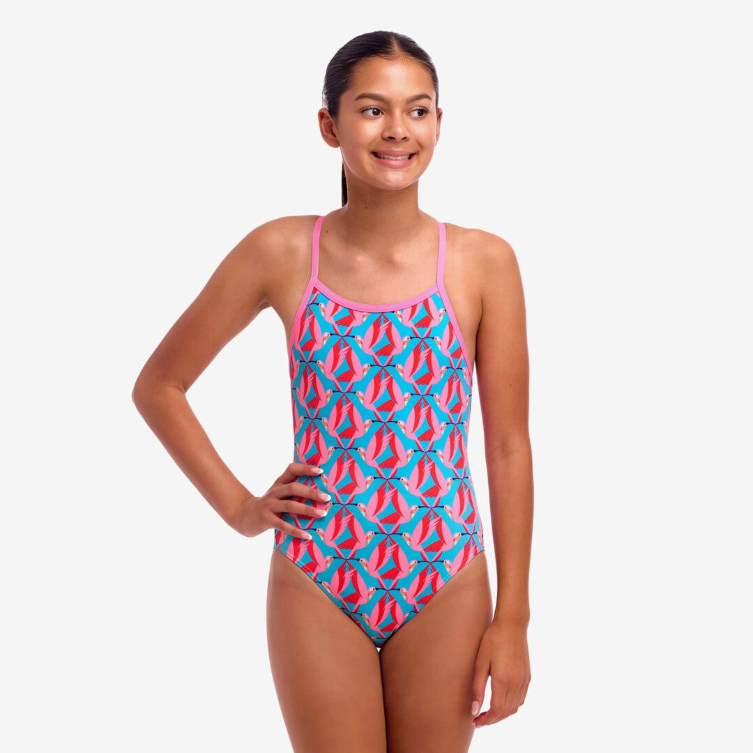Funkita - Girl's Single Strap One Piece Swimmers - Hummy Bunny