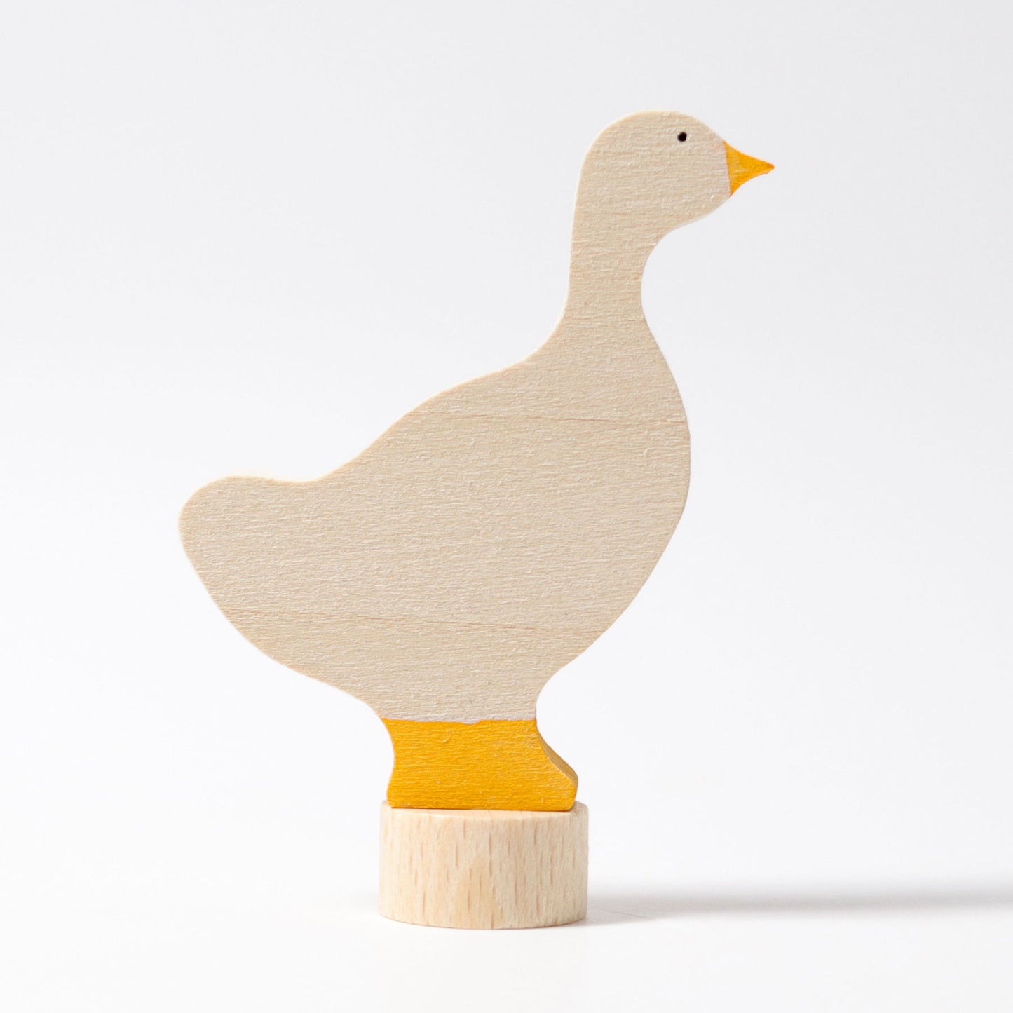 Grimm's Goose handcrafted wooden decoration for birthday rings, celebration spirals and seasonal displays