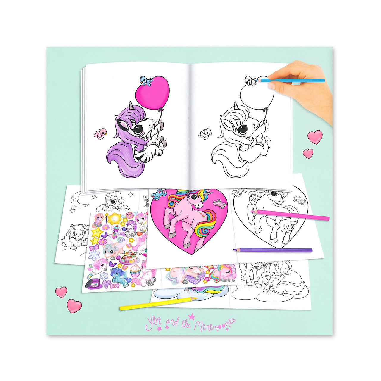 Ylvi And The Minimoomis - Create Your Unicorn Colouring & Activity Book