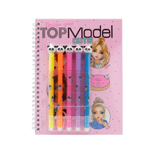 TOPModel - Design Your Top Model Cutie Colouring Book With Felt Pens
