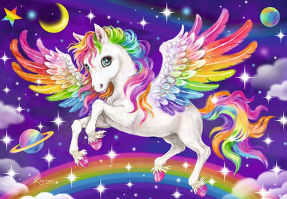 Ravensburger 2x24pc - Unicorn and Pegasus Puzzle