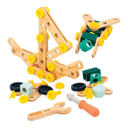 Janod - Bricokids DIY Construction Kit 100pc