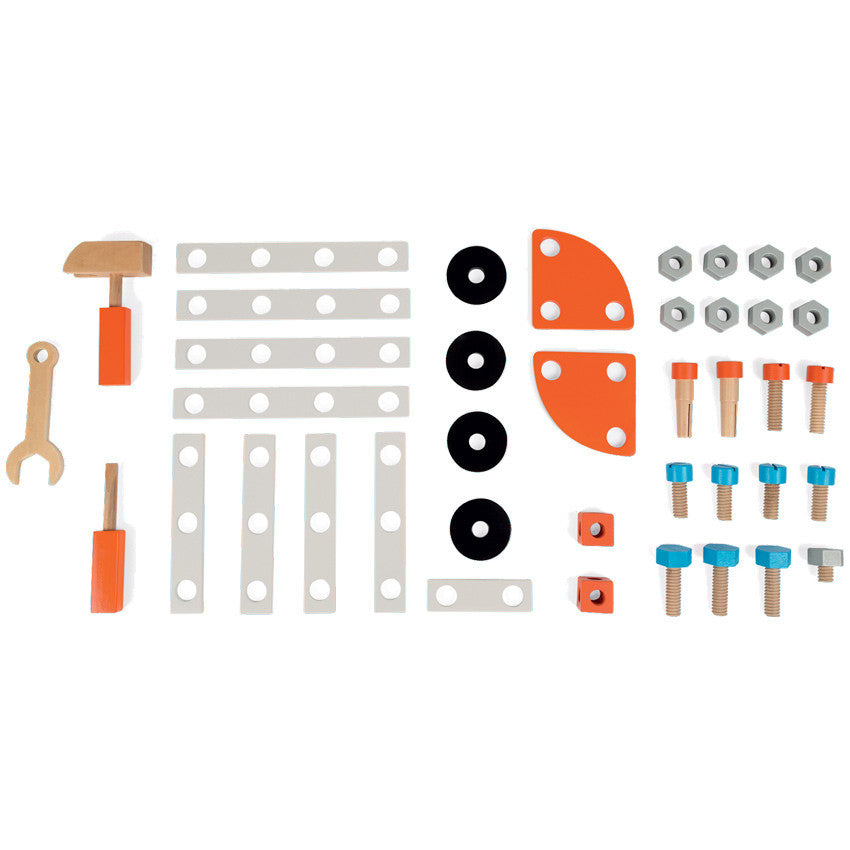 Janod - Bricokids DIY Giant Magnetic Workbench