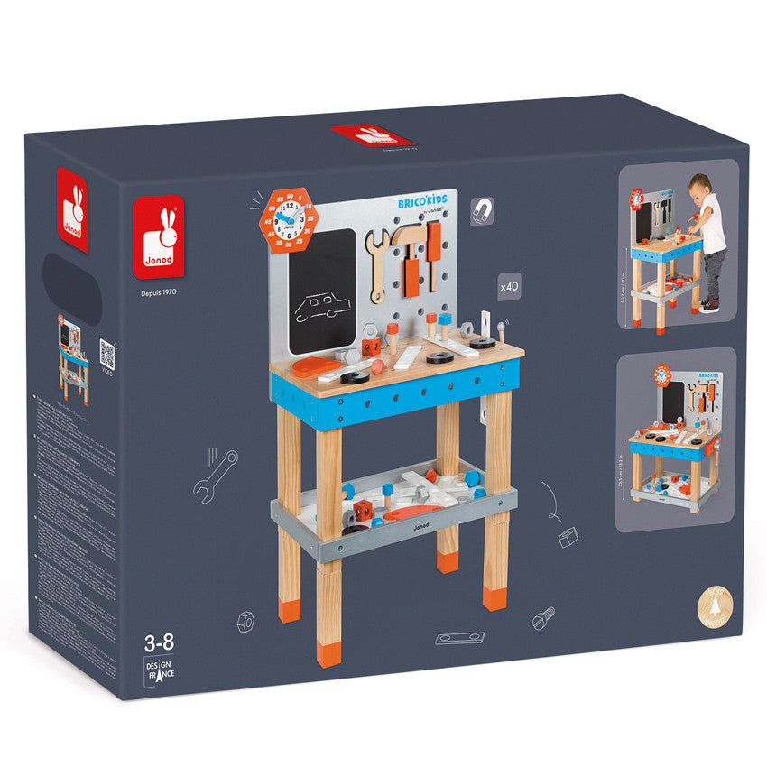 Janod - Bricokids DIY Giant Magnetic Workbench