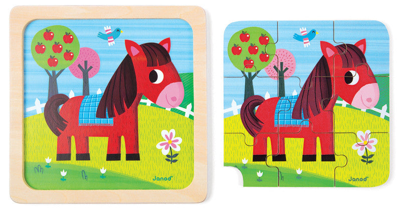 Janod - Tornado Horse Puzzle