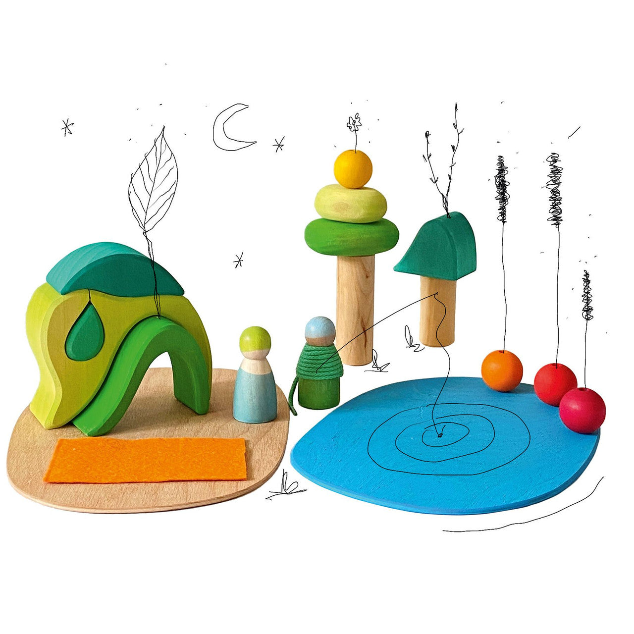 Grimm’s - Small World Play in the woods