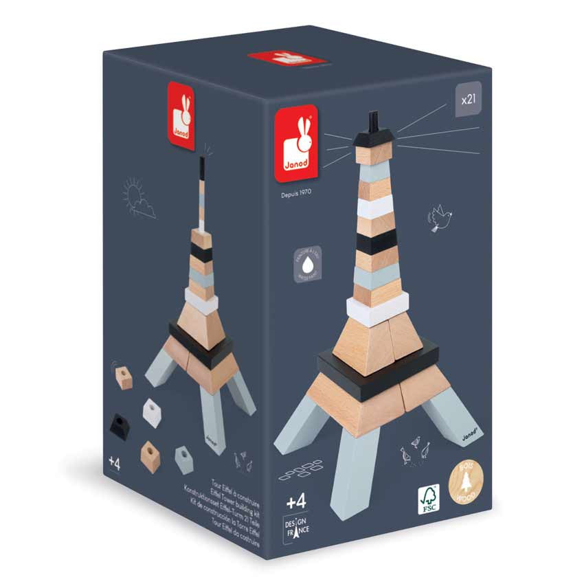 Janod - Eiffel Tower Building Kit