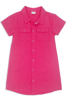 Milky - Pink Denim Dress (sizes 2-7)