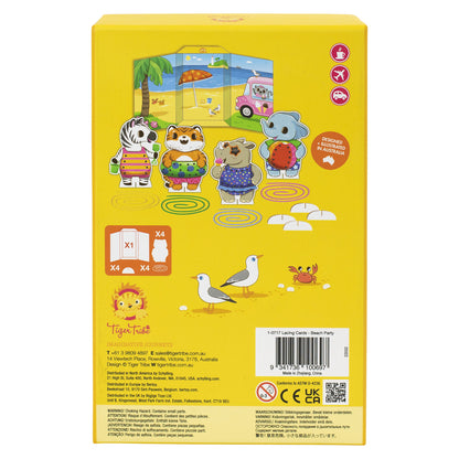 Tiger Tribe Lacing Cards Set - Beach Party