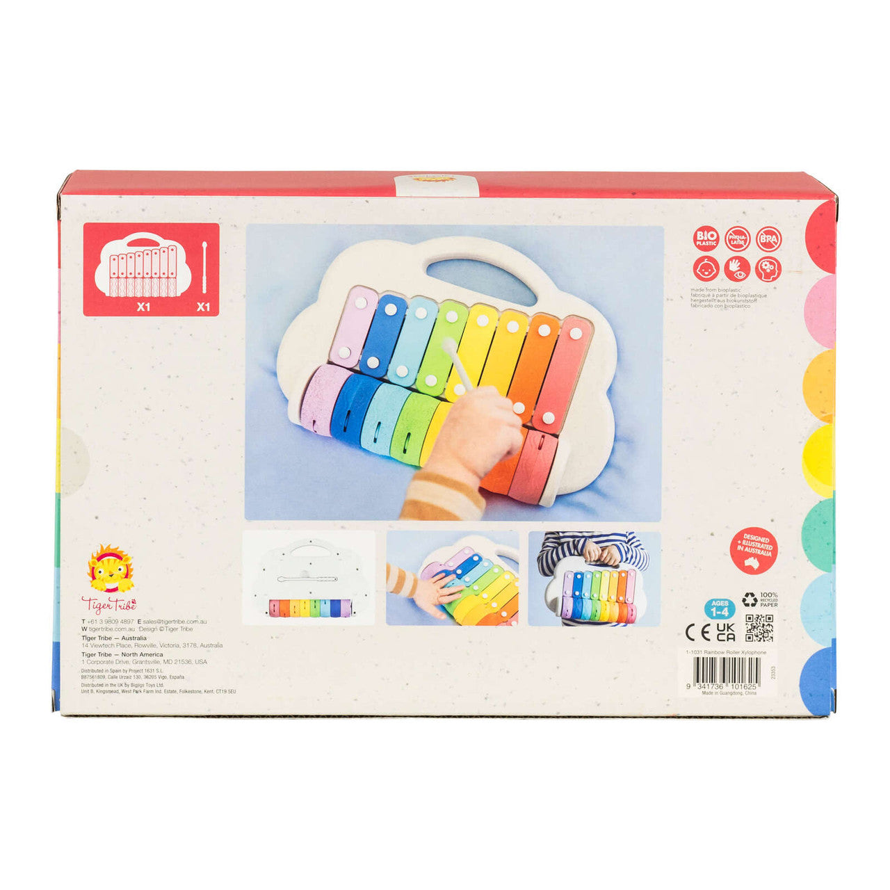 Tiger Tribe - Rainbow Roller Xylophone
