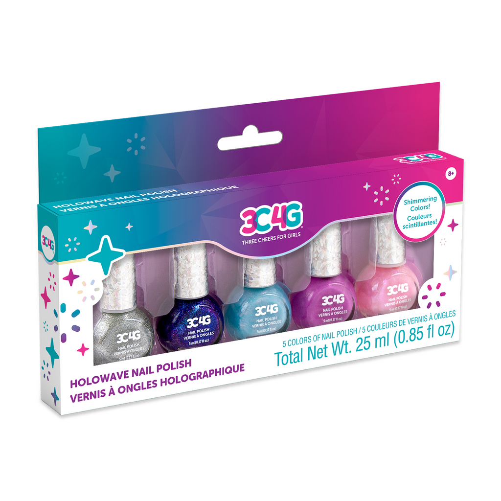 Make it Real -3C4G - Holowave Nail Polish - 5pk