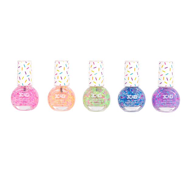 Make it Real - 3C4G - Confetti Nail Polish - 5pk