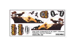 Siku - 1070 - VW Multivan - Dinosaurs Edition