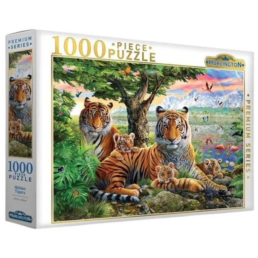 Harlington 1000pc - Hidden Tigers Puzzle