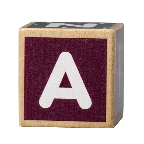 Micki Senses - Wooden Letters and Numbers Building Blocks 36 pcs