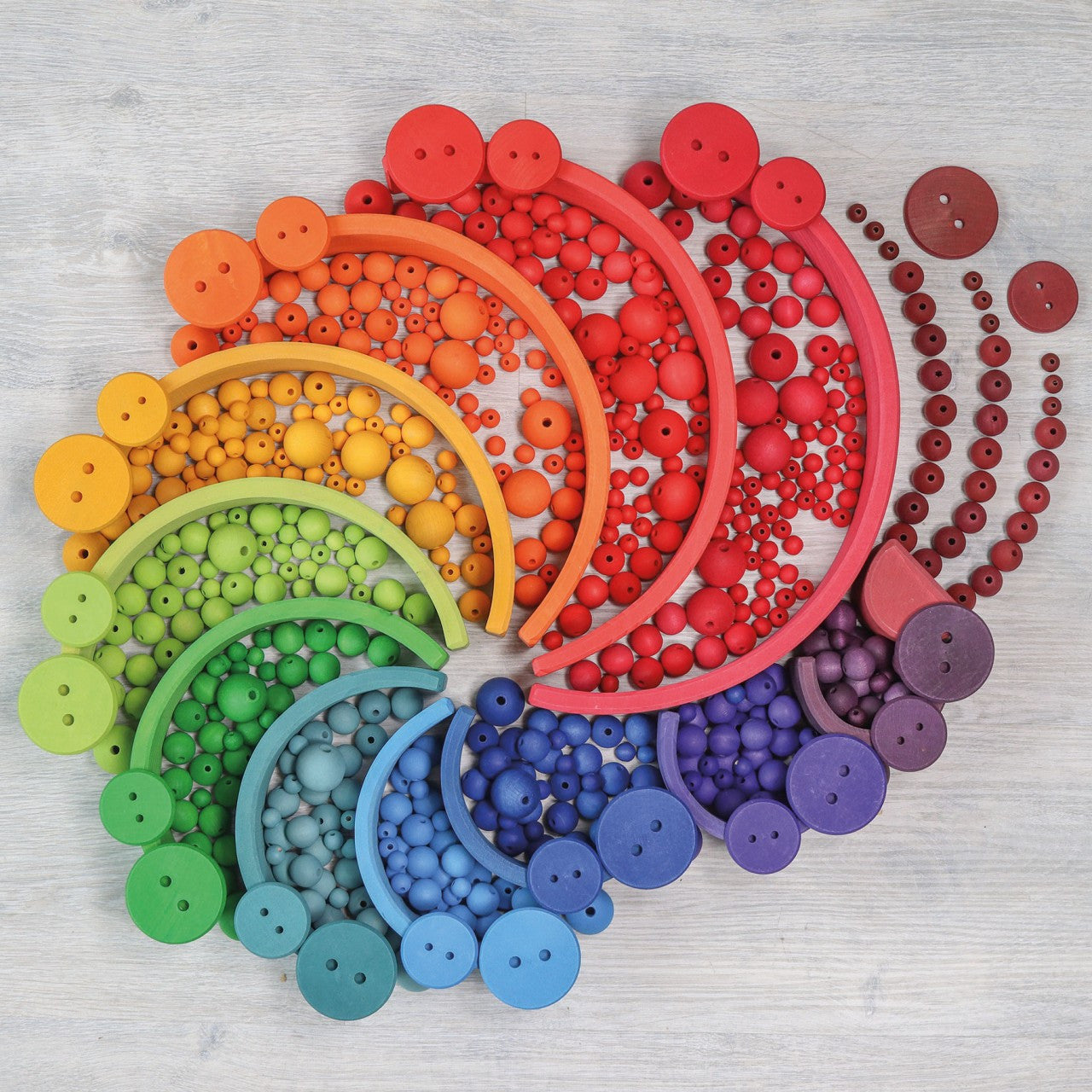 Grimm’s 36 Large Wooden Beads