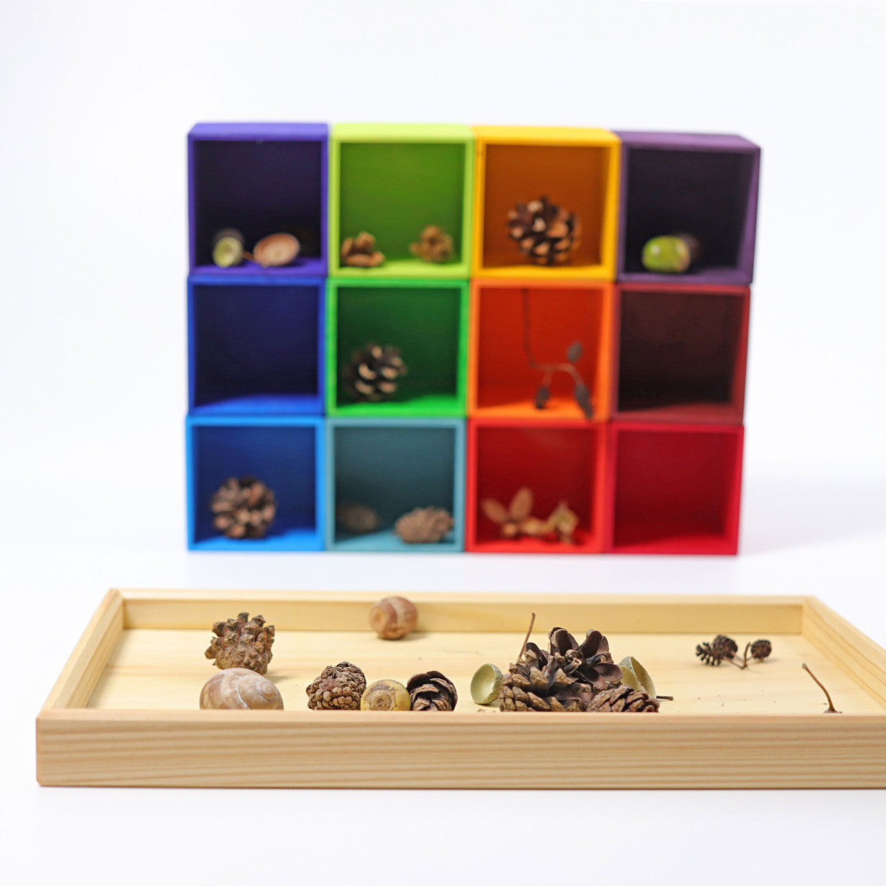 Grimm’s Sorting Boxes - 12 pieces