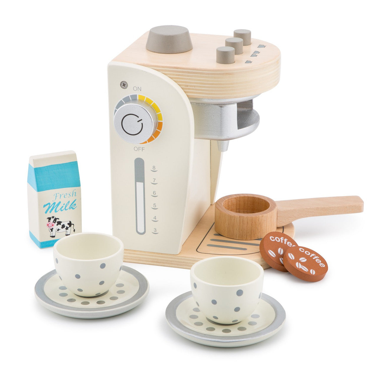 New Classic Toys - Coffee Machine - White