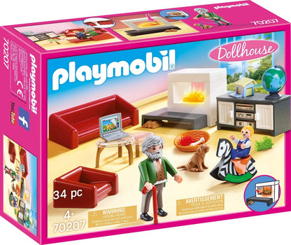 Playmobil Dollhouse - Comfortable Living Room 70207