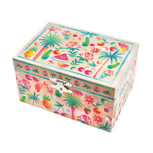 Svoora - Musical Jewellery Box - ‘Seasons’ with Ring Holder & Wide Mirror ‘Summer’