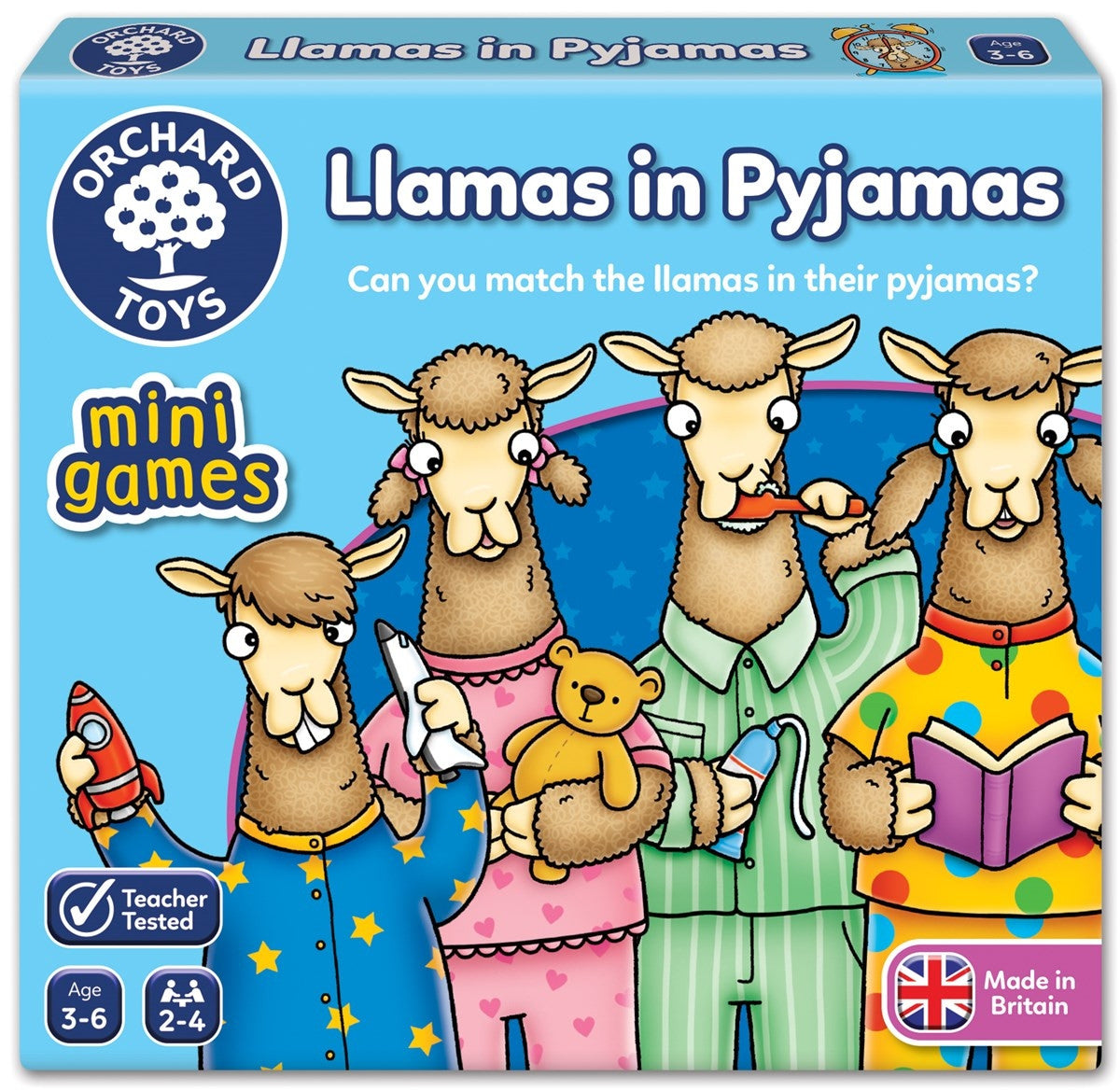 Orchard Toys Mini Game - Llamas in Pyjamas
