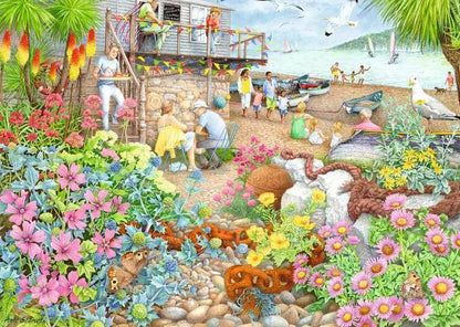 Ravensburger 1000pc - Beach Garden Cafe Puzzle.