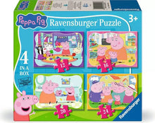 Ravensburger - Peppa Pig 4 in a Box - 12, 16, 20, 24pc Puzzles