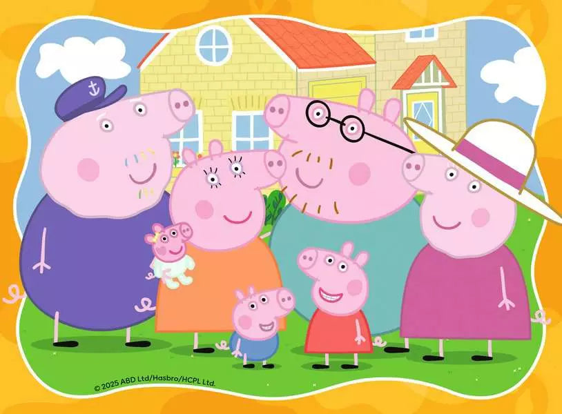 Ravensburger - Peppa Pig 4 in a Box - 12, 16, 20, 24pc Puzzles